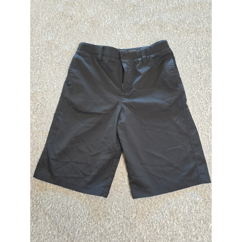Under Armour Shorts Youth Black Match Play Golf Heat Gear Stretch Waist Size 14